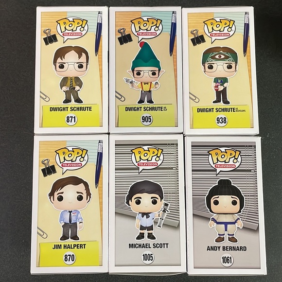 Pop! Television The Office Bundle of 6 - Picture 3 of 4